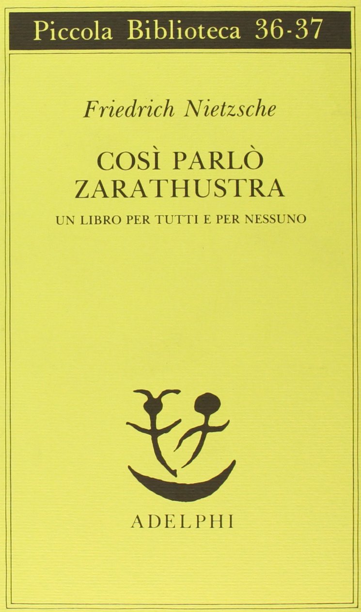 Copertina di Cosi parlò Zarathustra