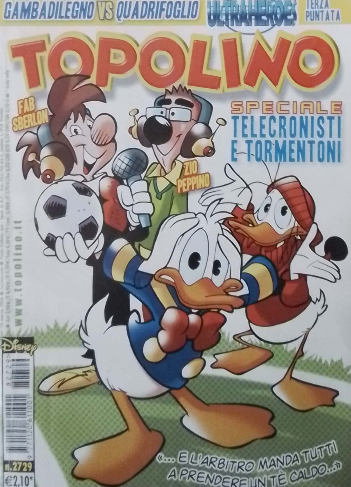 Copertina di TOPOLINO n.2729