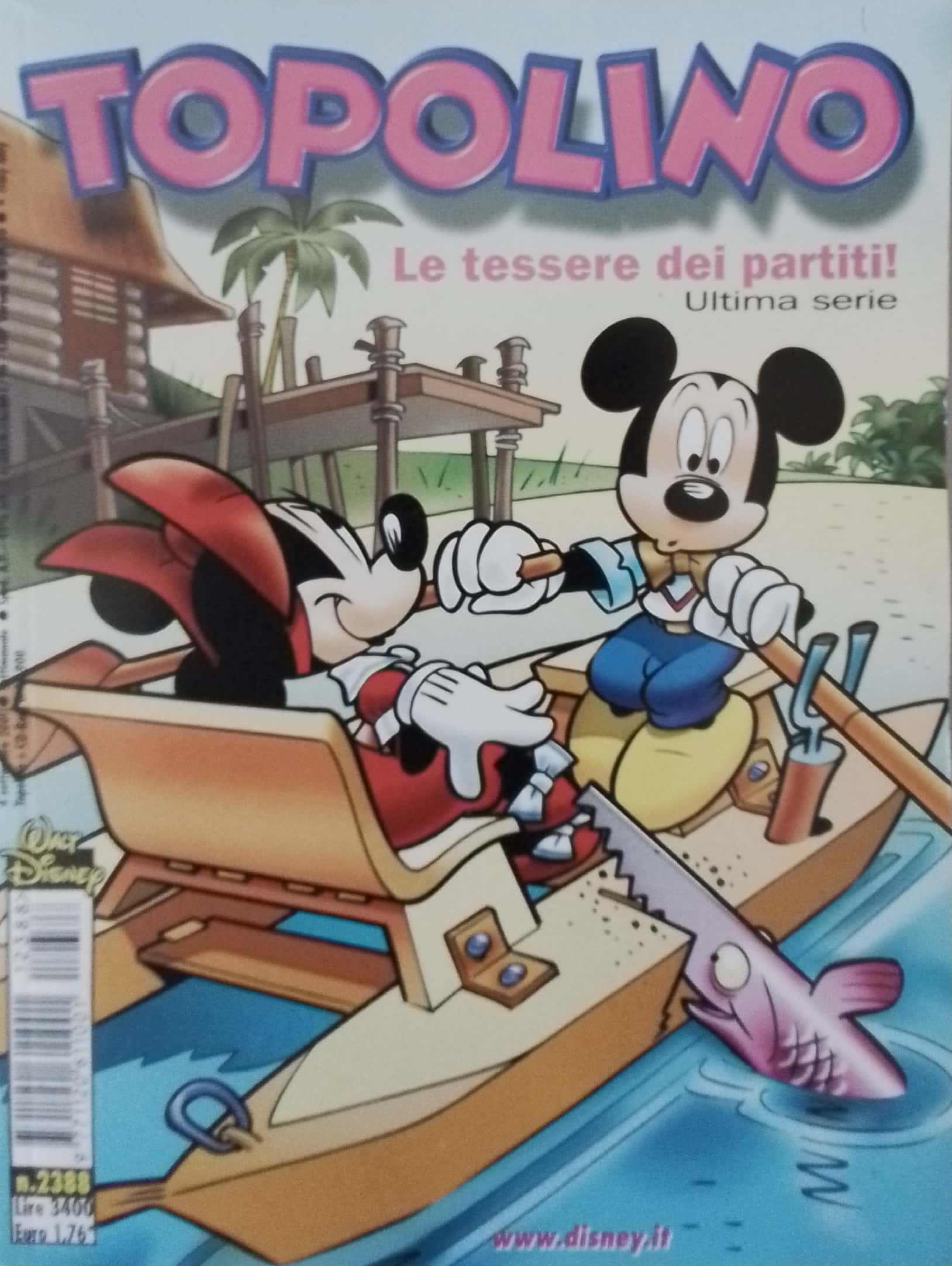 Copertina di TOPOLINO n.2388