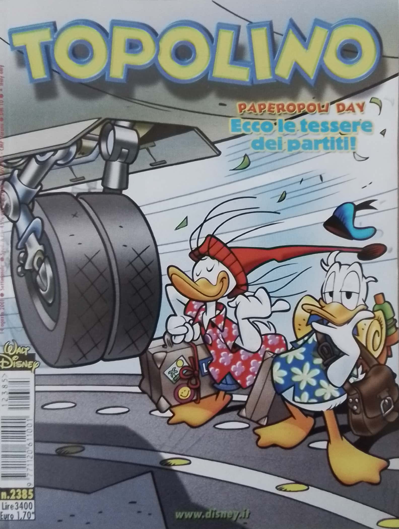 Copertina di TOPOLINO n.2385