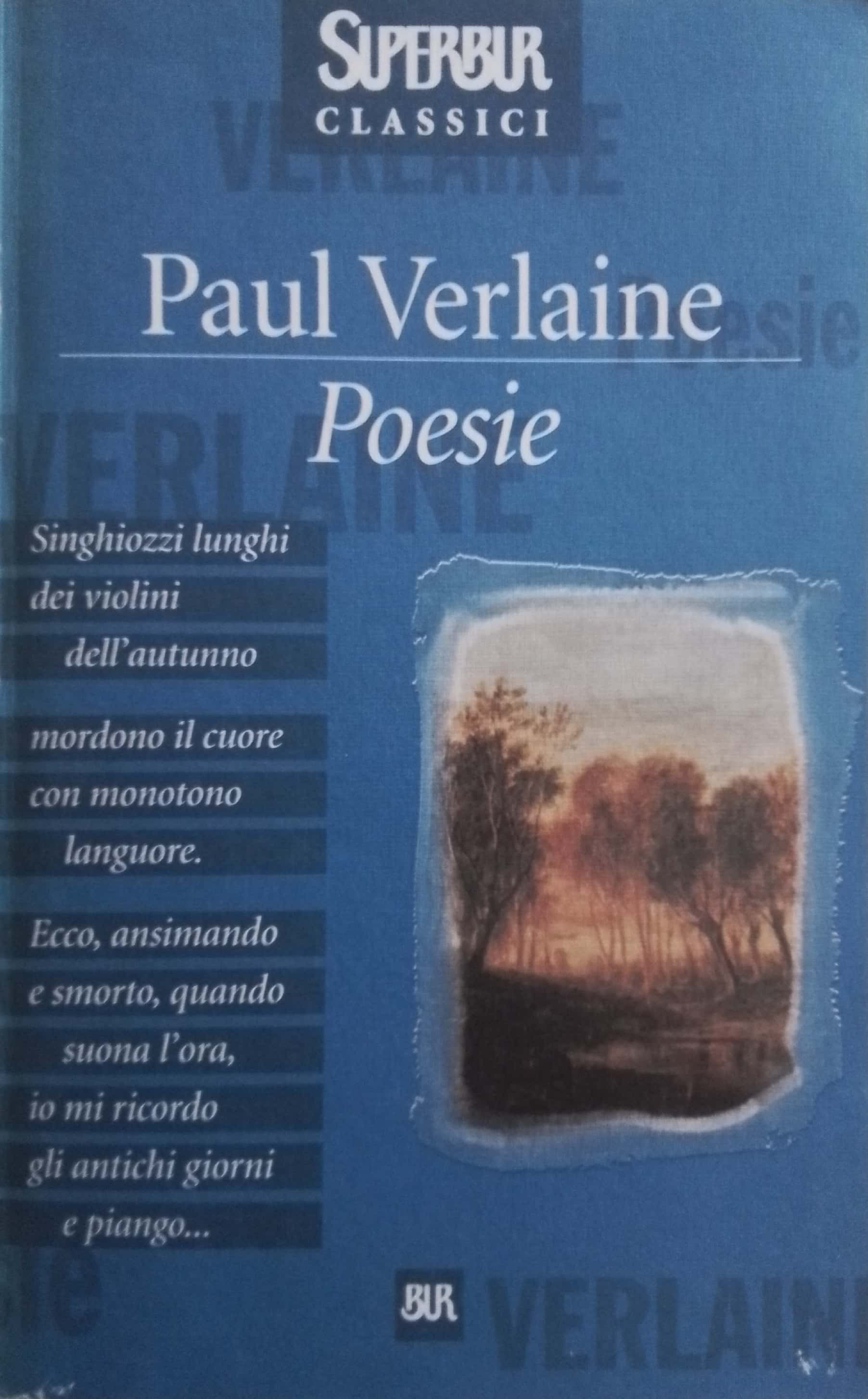 Copertina di Poesie di Paul Verlaine