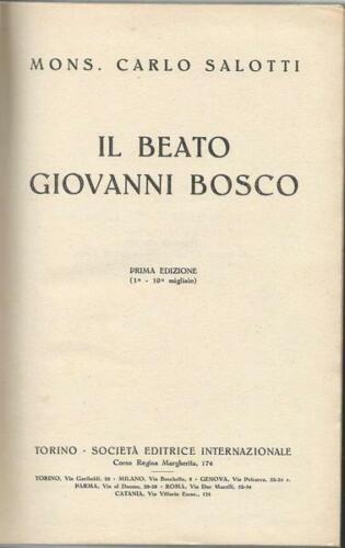 Copertina di Il beato Giovanni Bosco