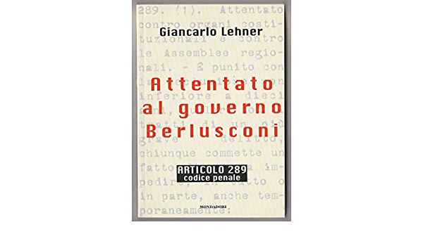 Copertina di Attentato al governo Berlusconi
