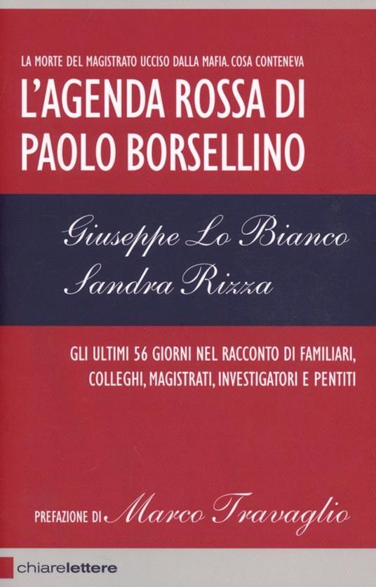 Copertina di L'agenda rossa di Paolo Borsellino