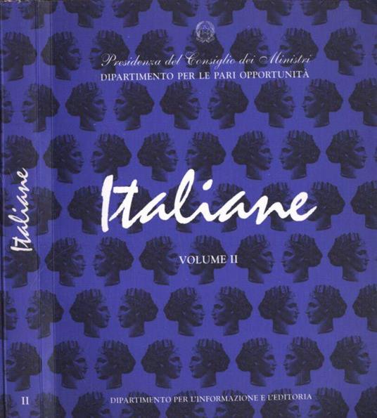 Copertina di Italiane Volume II