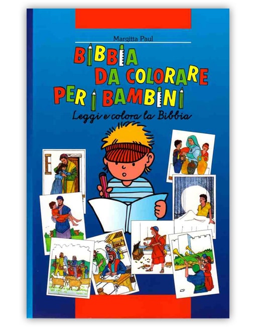 Copertina di Bibbia da colorare per i bambini