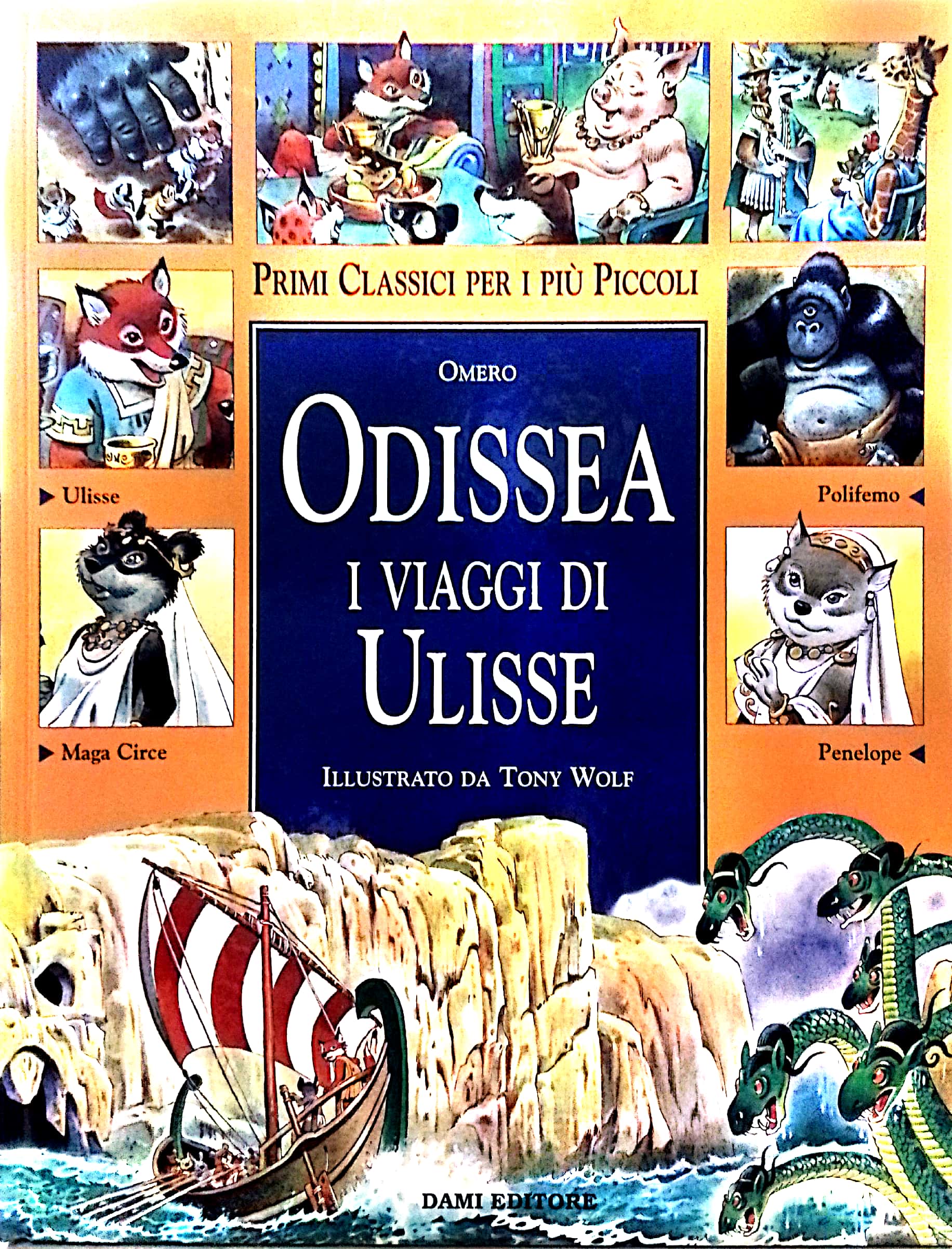 Copertina di Odissea i viaggi di Ulisse