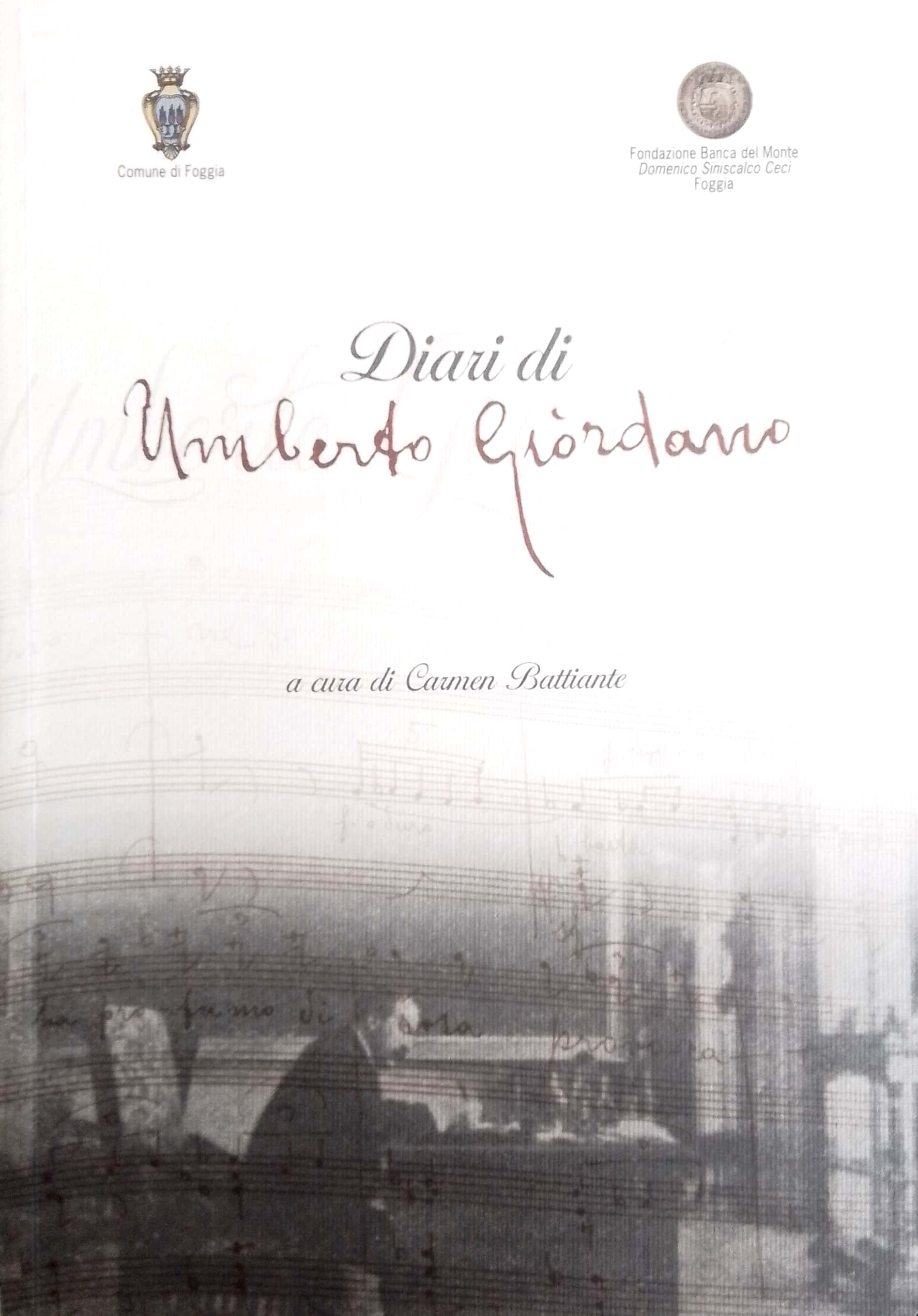 Copertina di Diari di Umberto Giordano Volume 1