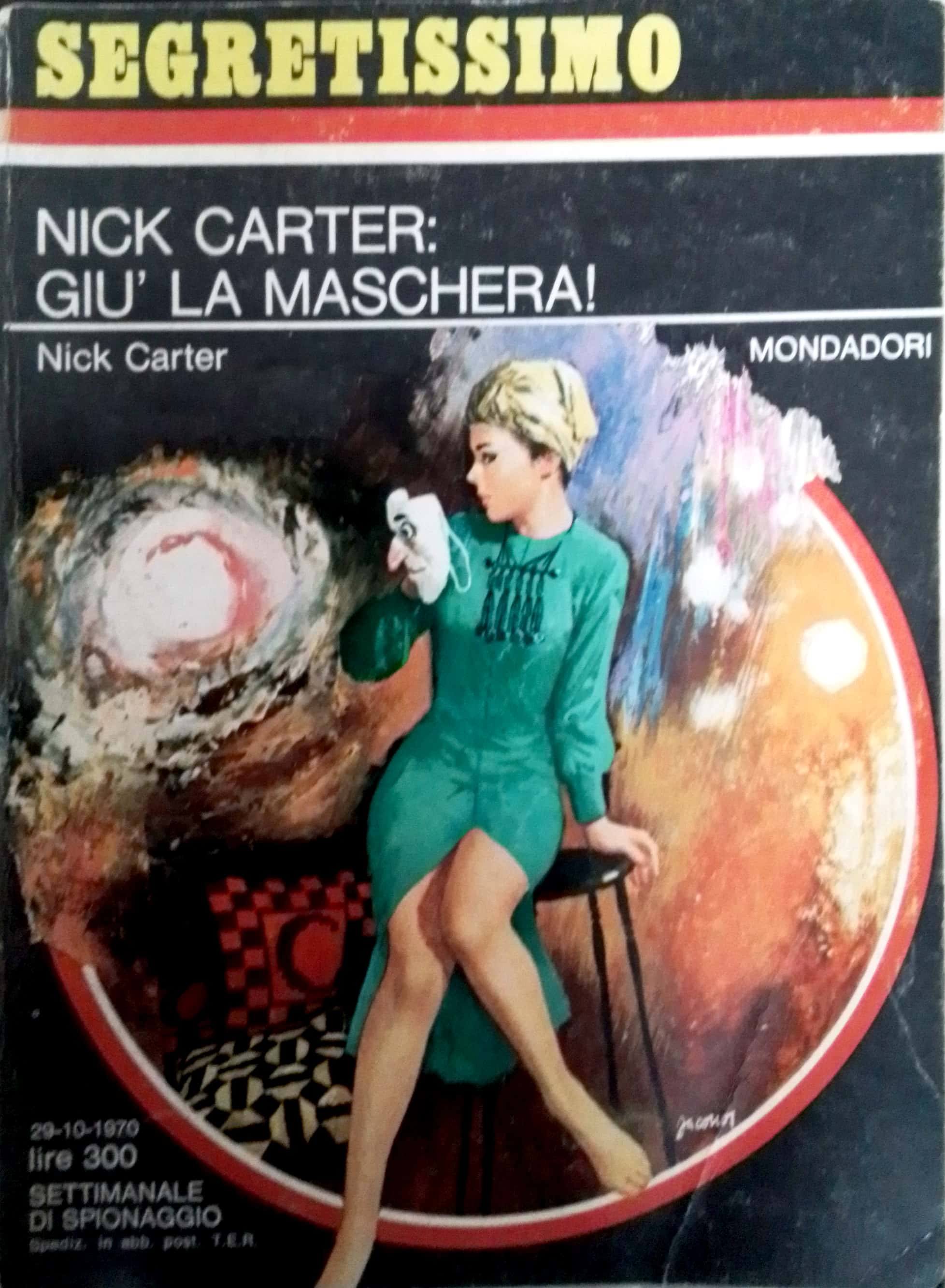 Copertina di Nick Carter: giù la maschera!