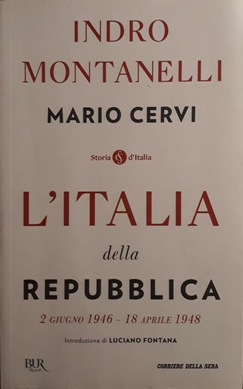 Copertina di L'Italia della repubblica 