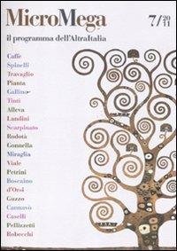 Copertina di MicroMega il programma dell'AltraItalia 7/2011