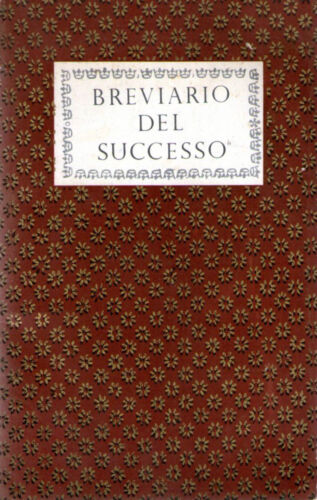 Copertina di Breviario del successo